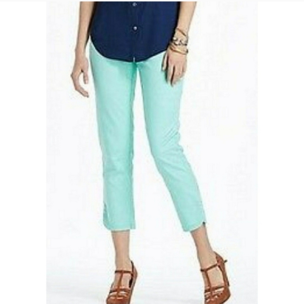 Anthropologie Cantonnier mint green Charlie ankle pant